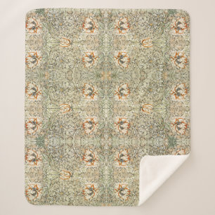 William Morris Geißblatt-Blumen-Wallpaper Sherpadecke