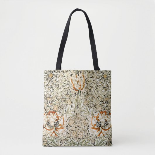 William Morris Geißblatt-Blumen-Wallpaper Tasche (Vorderseite)