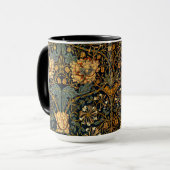 William Morris Geißblatt Blumenmuster Tasse (Vorderseite Links)