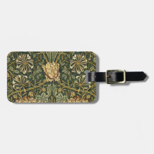 William Morris Geißblatt Grün Floral Gepäckanhänger