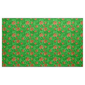 William Morris-Geißblatt, korallenrotes Rotes und Stoff (Yard (91,4 cm))