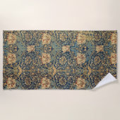 William Morris Geißblatt Strandtuch (Vorderseite)