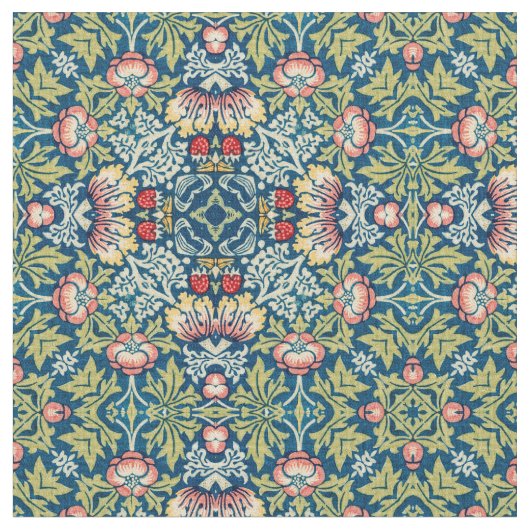 William Morris Geometric Pattern Stoff (Nahaufnahme)