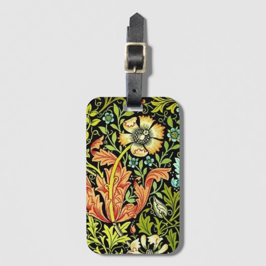 William Morris Gepäckanhänger (Vorderseite Vertikal)