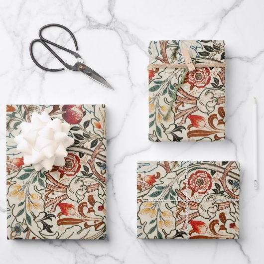 William Morris Geschenkpapier für botanische Kunst Set (Vorderseite)