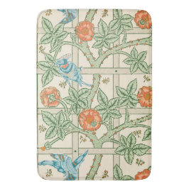 William Morris Gitter-Victorian-Tapete Badematte