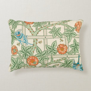 William Morris Gitter-Victorian-Tapete Dekokissen