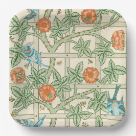 William Morris Gitter-Victorian-Tapete Pappteller