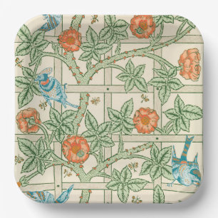 William Morris Gitter-Victorian-Tapete Pappteller
