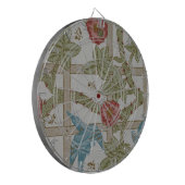 William Morris Gitter-Wallpaper-Kunst Dartscheibe (Vorderseite Links)
