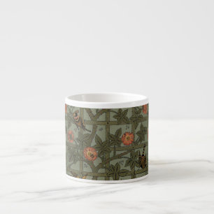 William Morris Gitter-Wallpaper-Kunst Espressotasse