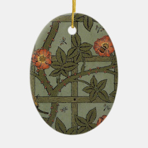 William Morris Gitter-Wallpaper-Kunst Keramikornament