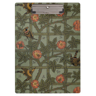 William Morris Gitter-Wallpaper-Kunst Klemmbrett