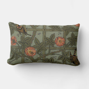 William Morris Gitter-Wallpaper-Kunst Lendenkissen
