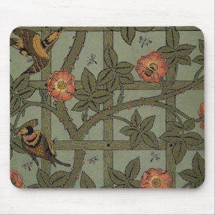 William Morris Gitter-Wallpaper-Kunst Mousepad