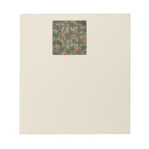 William Morris Gitter-Wallpaper-Kunst Notizblock
