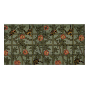 William Morris Gitter-Wallpaper-Kunst Poster