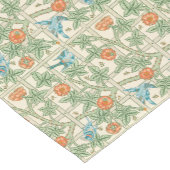 William Morris Gitterwerk viktorianische Tapete Kurzer Tischläufer (Ecke)
