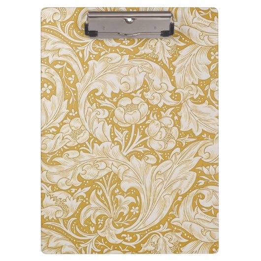 William Morris Gold Bachelors Button Floral Klemmbrett (Vorderseite)