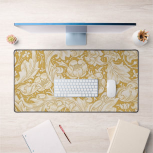 William Morris Gold Bachelors Button Floral Schreibtischunterlage