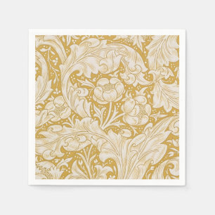 William Morris Gold Bachelors Button Floral Serviette
