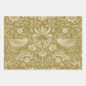 William Morris, Gold Geschenkpapier Set (Vorderseite)