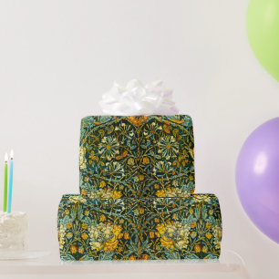 William Morris Gold Jelängerjelieber Blumen Tapete Geschenkpapier