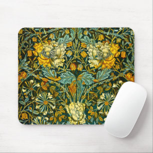 William Morris Gold Jelängerjelieber Blumen Tapete Mousepad