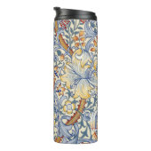 William Morris Gold-Lilie-Victorian-Wallpaper Thermosbecher (Nach rechts gedreht)
