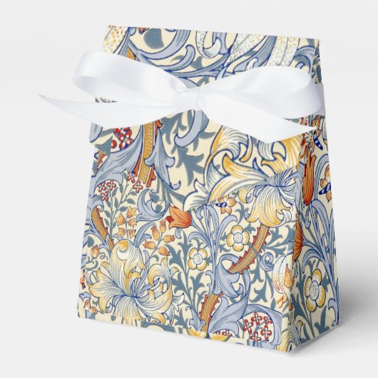 William Morris Gold Lily Favor Box Geschenkschachtel (Vorderseite)