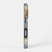 William Morris Gold Lily Victorian Wallpaper iPhone Hülle (Rechte Seite)