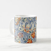 William Morris Gold Lily Victorian Wallpaper Kaffeetasse (Vorderseite Links)