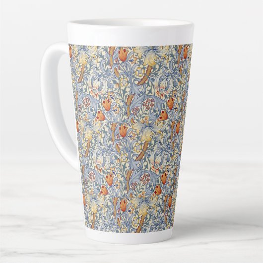 William Morris Gold Lily Victorian Wallpaper Milchtasse (Linke Ecke)