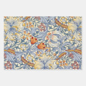 William Morris Gold Lily Viktorianisch Wallpaper Geschenkpapier Set (Vorderseite)