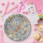 William Morris Gold Lily Viktorianisch Wallpaper Pappteller (Party)