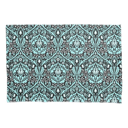 William Morris Golden Bough in Blue Shades Kissenbezug (Vorderseite)