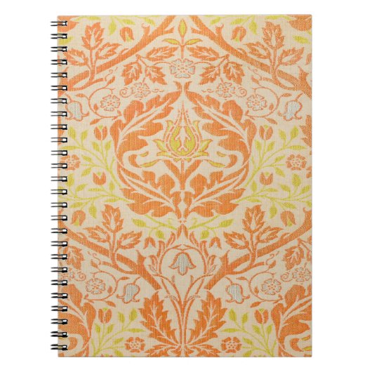 William Morris Golden Bough Muster Vintage Kunst Notizblock (Vorderseite)
