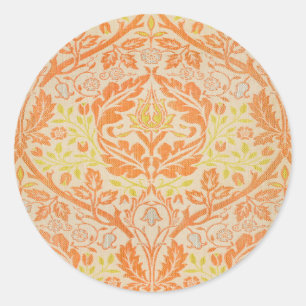 William Morris Golden Bough Muster Vintage Kunst Runder Aufkleber