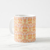 William Morris Golden Bough Orange Blue und White Kaffeetasse (Vorderseite Links)