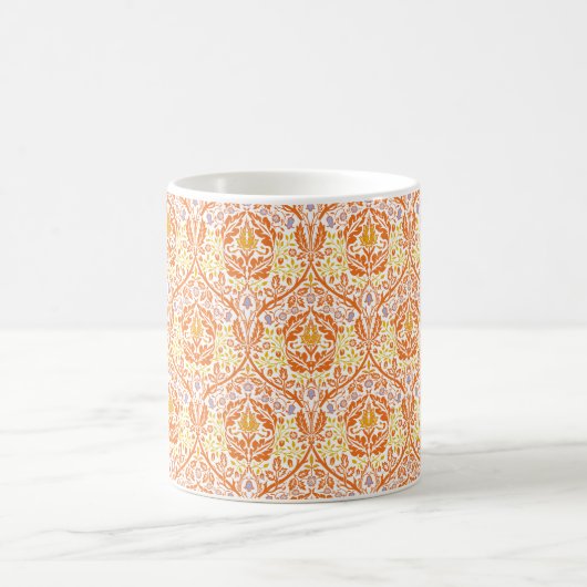William Morris Golden Bough Orange Blue und White Kaffeetasse (Mittel)