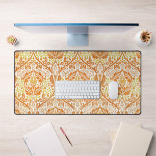 William Morris Golden Bough Orange Floral Art Schreibtischunterlage