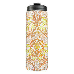 William Morris Golden Bough Orange Floral Art Thermosbecher