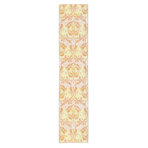 William Morris Golden Bough Orange Florale Kunst Kurzer Tischläufer