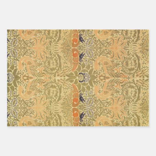 William Morris Golden Bough TapestPattern Geschenkpapier Set (Vorderseite 2)
