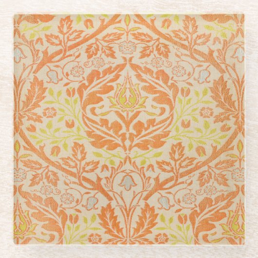 William Morris Golden Bough TapestPattern Glasuntersetzer (Vorderseite)