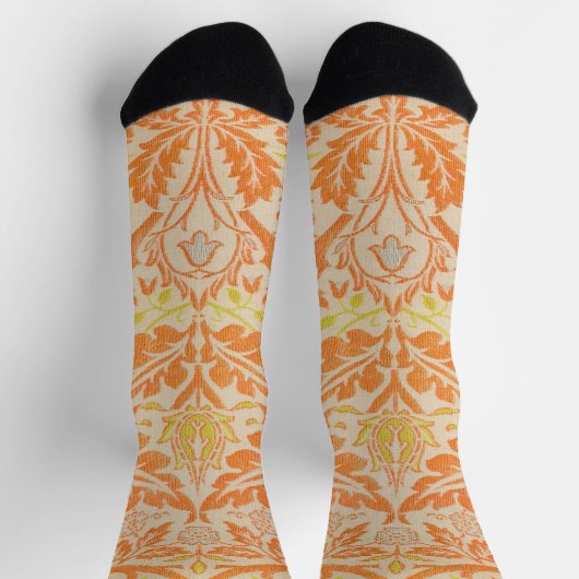 William Morris Golden Bough TapestPattern Socken (Oben)