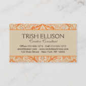 William Morris Golden Bough TapestPattern Visitenkarte (Rückseite)