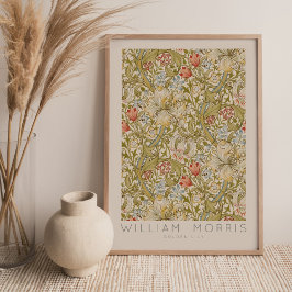 William Morris Golden Lido Locarno Poster