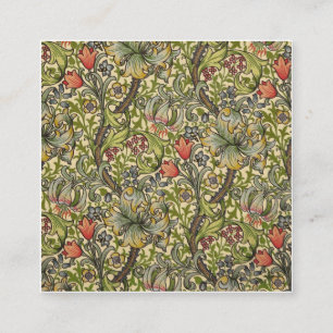 William Morris Golden Lilie Quadratische Visitenkarte