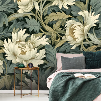 William Morris Golden Lilies Blumenmuster Tapete